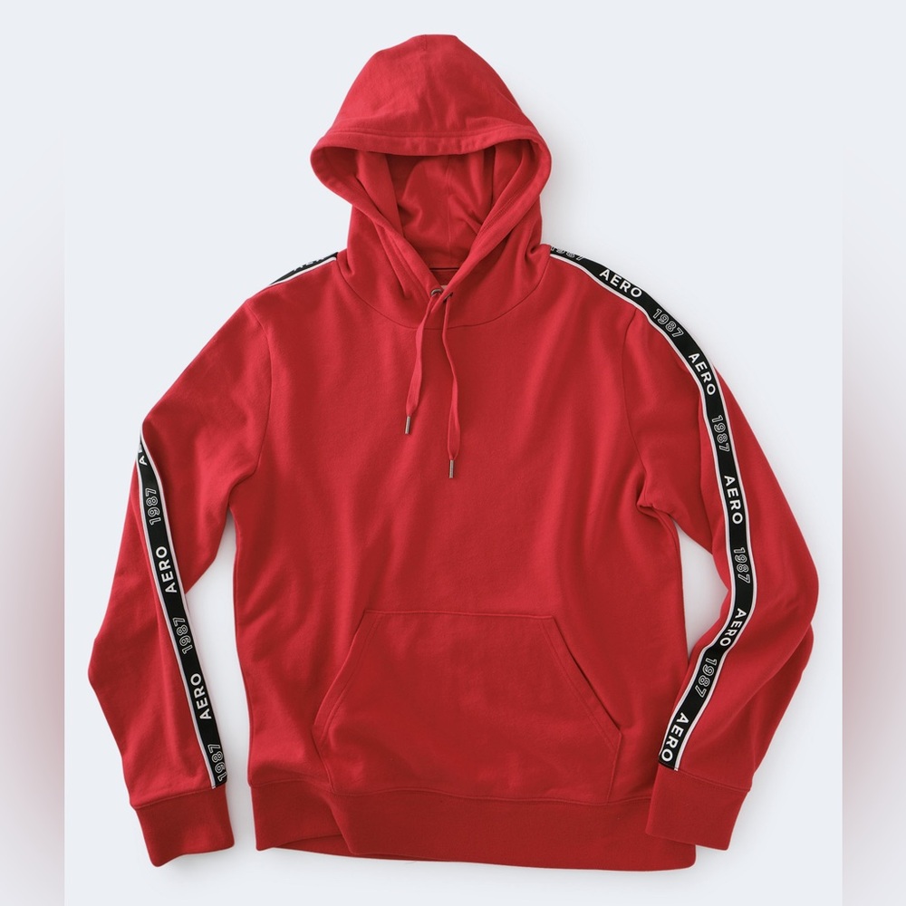 Aeropostale Red Hoodie Mens Xs
